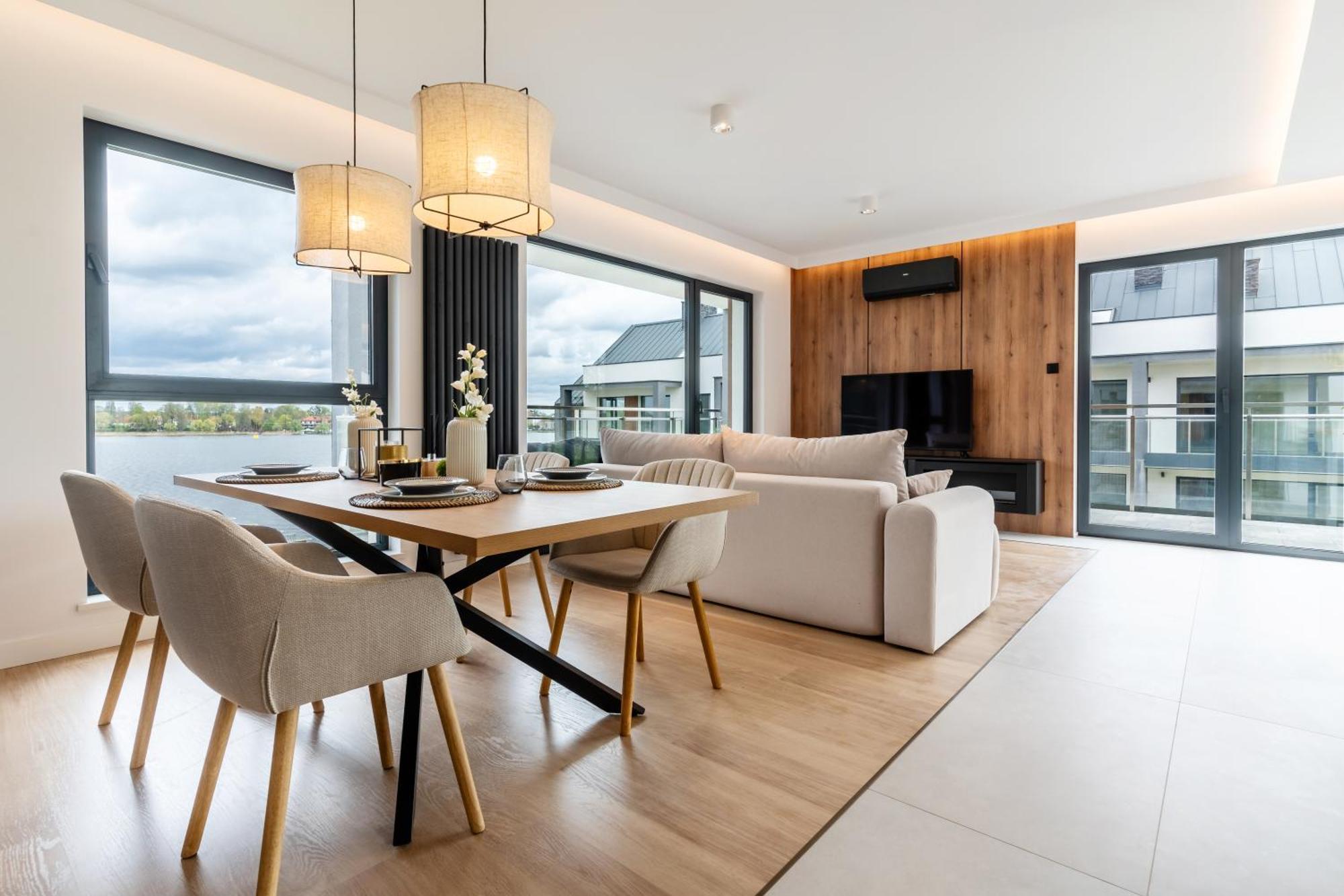 Apartment Marina - 80 Metrow Luksusu Z Widokiem Na Jezioro